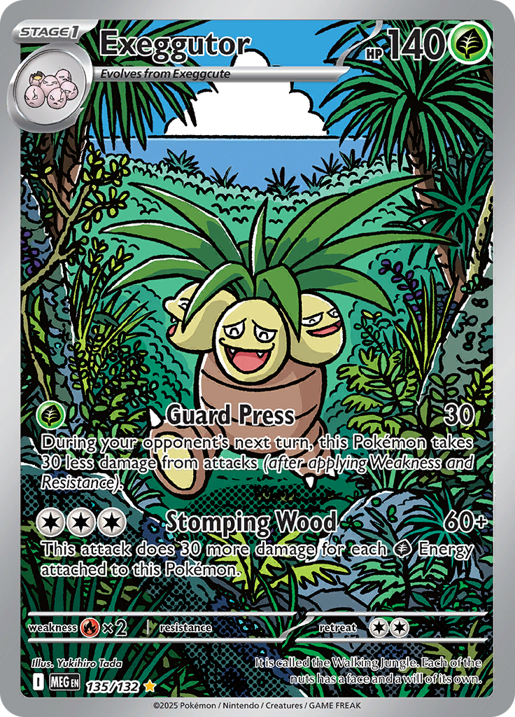 Exeggutor — Mega Evolution 135