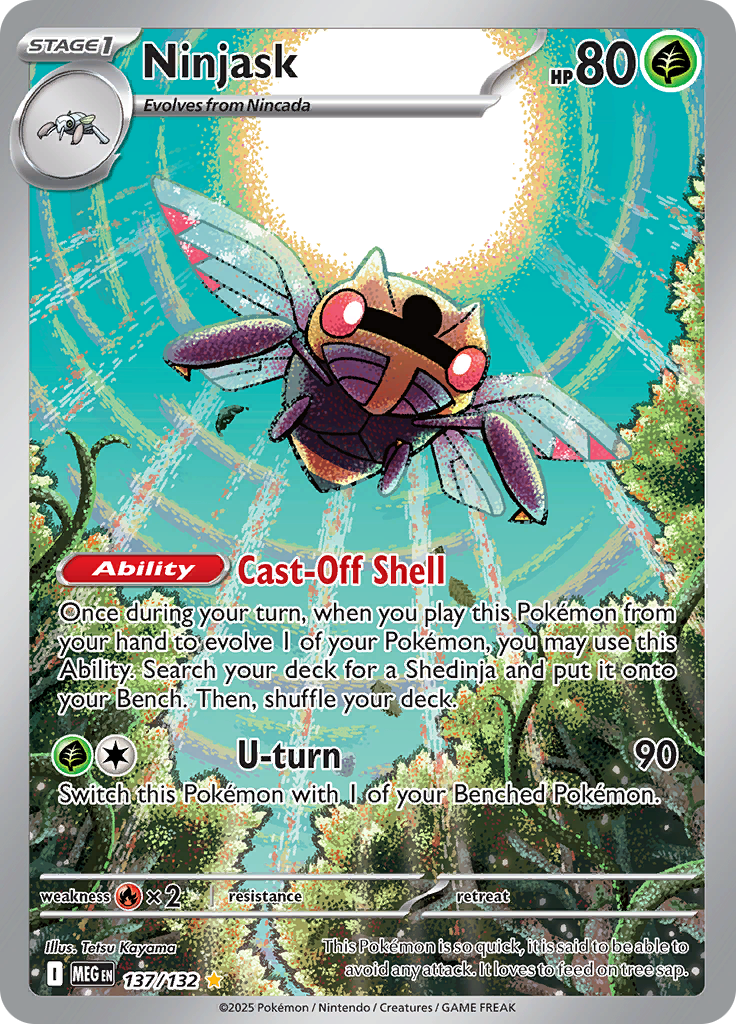 Ninjask — Mega Evolution 137