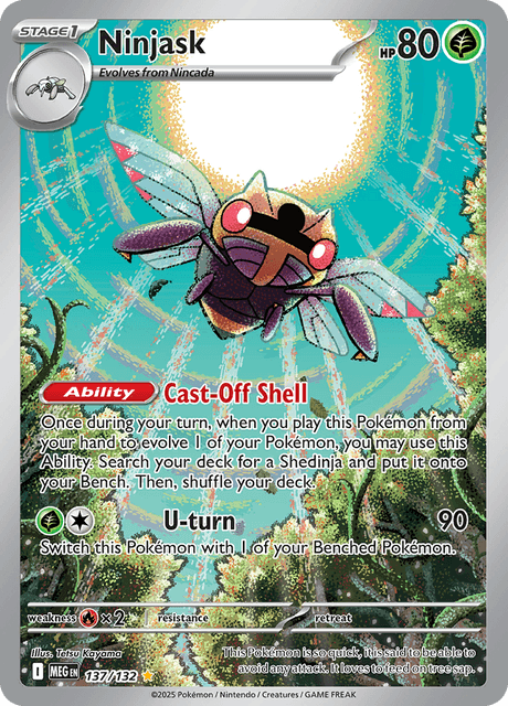 Ninjask — Mega Evolution 137