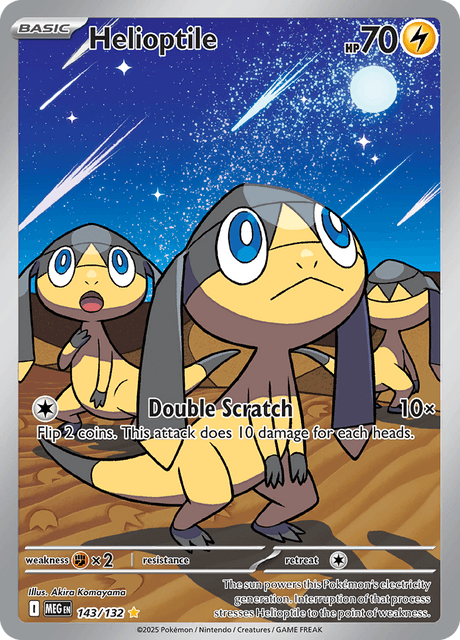 Helioptile — Mega Evolution 143