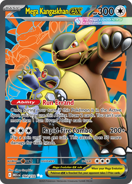 Mega Kangaskhan ex — Mega Evolution 164