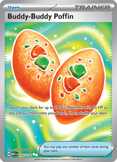 Buddy-Buddy Poffin — Mega Evolution 167