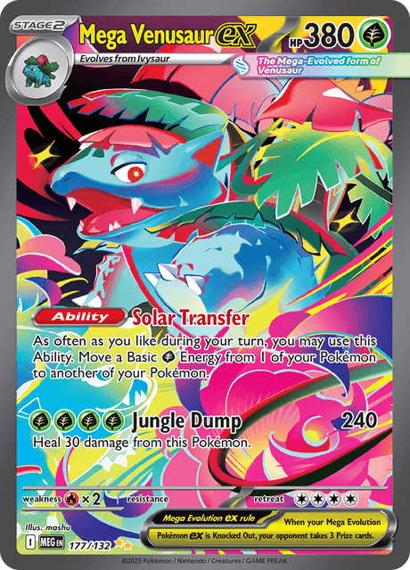 Mega Venusaur ex — Mega Evolution 177