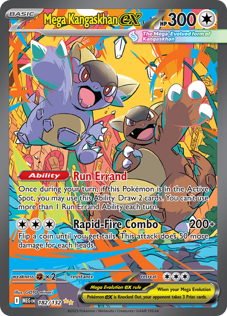 Mega Kangaskhan ex — Mega Evolution 182