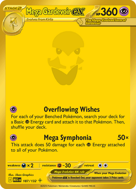 Mega Gardevoir ex — Mega Evolution 187