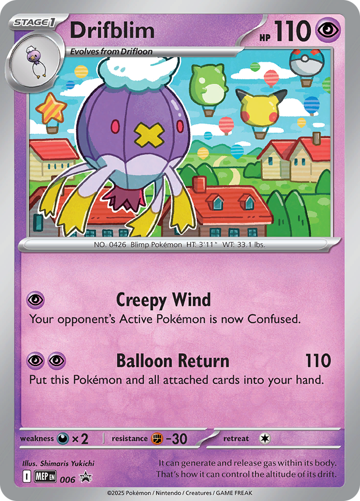 Drifblim — MEP Black Star Promos 6