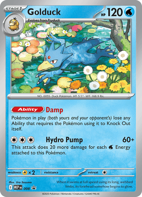 Golduck — MEP Black Star Promos 8