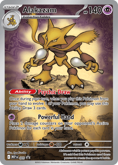 Alakazam — MEP Black Star Promos 9