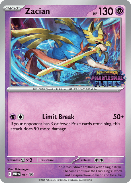 Zacian — MEP Black Star Promos 15