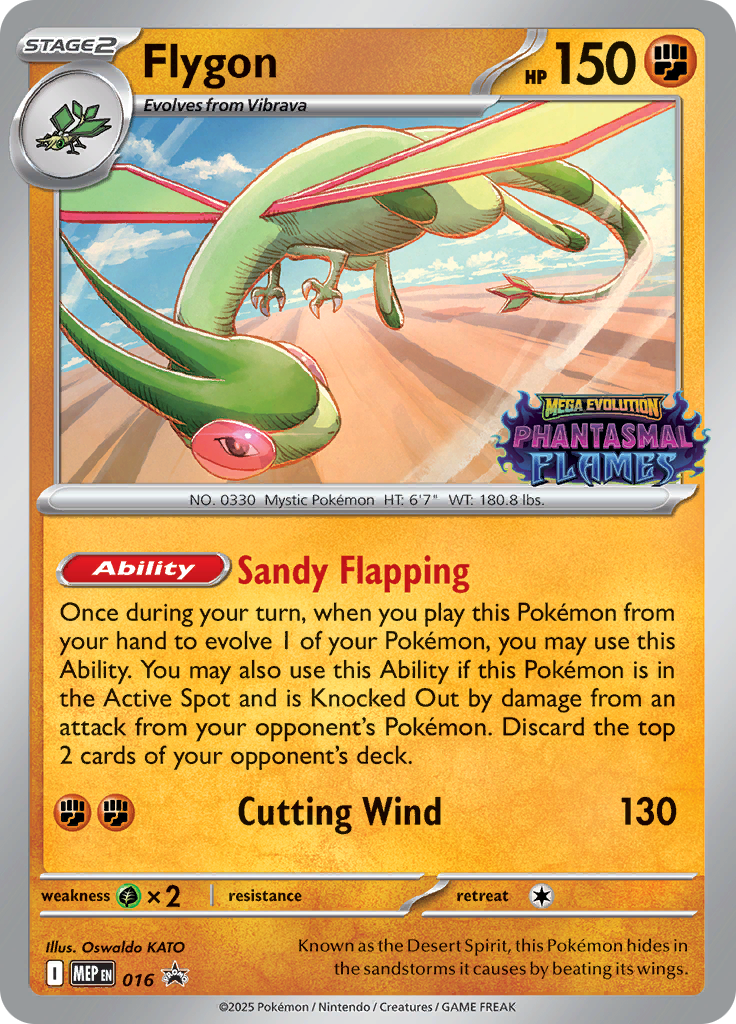 Flygon — MEP Black Star Promos 16