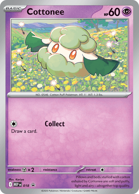 Cottonee — MEP Black Star Promos 18
