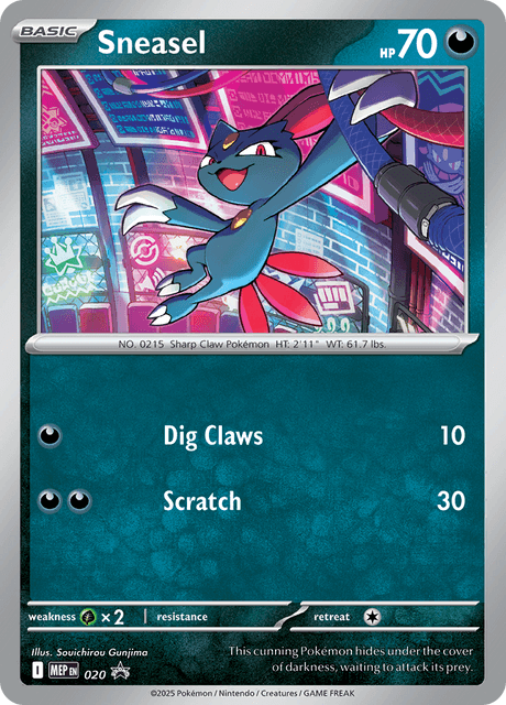 Sneasel — MEP Black Star Promos 20