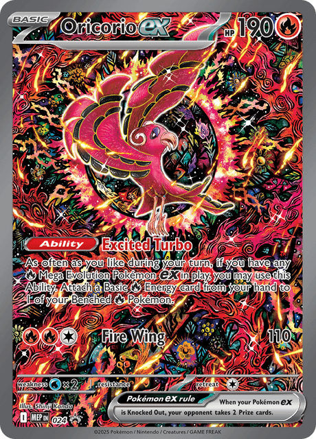 Oricorio ex — MEP Black Star Promos 24