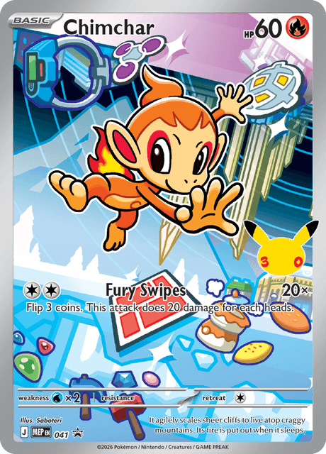 Chimchar — MEP Black Star Promos 41