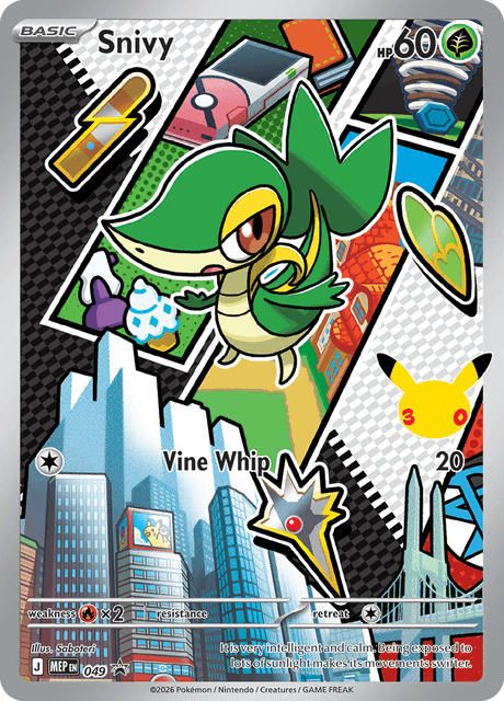 Snivy — MEP Black Star Promos 49