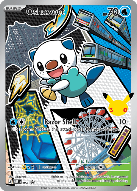 Oshawott — MEP Black Star Promos 51