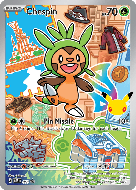 Chespin — MEP Black Star Promos 58