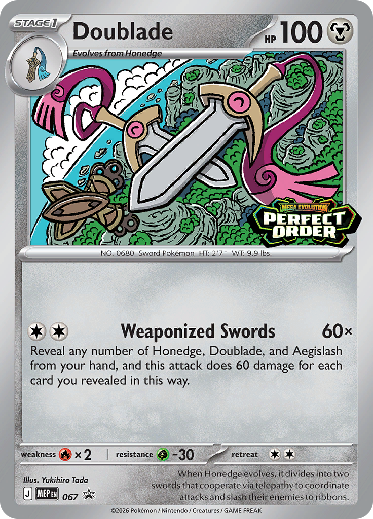 Doublade — MEP Black Star Promos 67