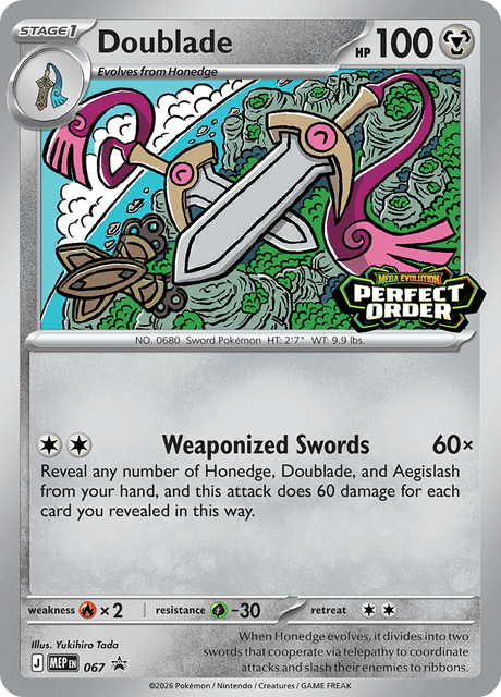 Doublade — MEP Black Star Promos 67