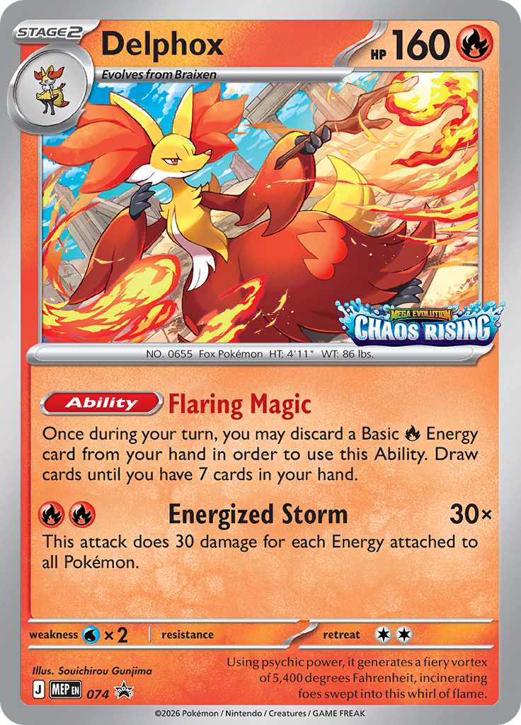 Delphox — MEP Black Star Promos 74