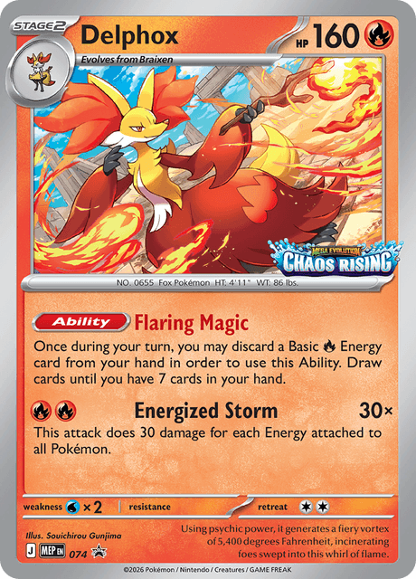 Delphox — MEP Black Star Promos 74
