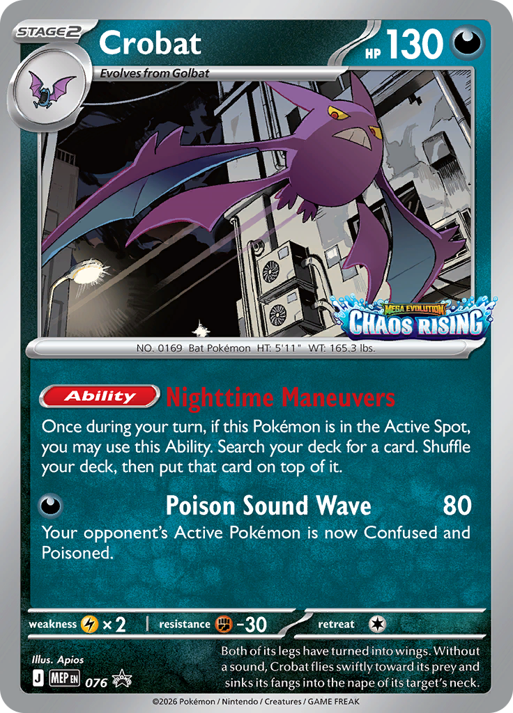 Crobat — MEP Black Star Promos 76
