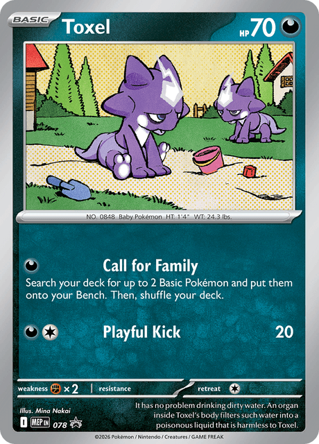 Toxel — MEP Black Star Promos 78
