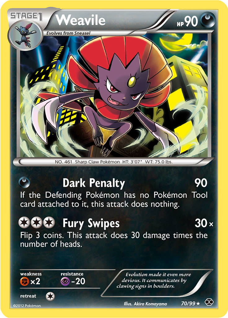Weavile - Next Destinies (NXD) #70 - Limitless
