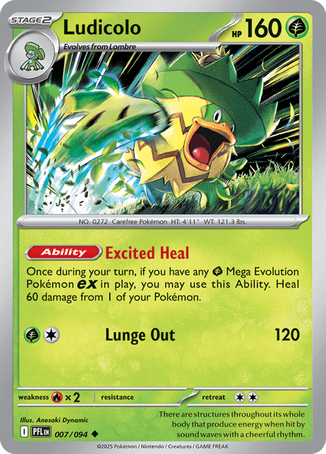 Ludicolo — Phantasmal Flames 7