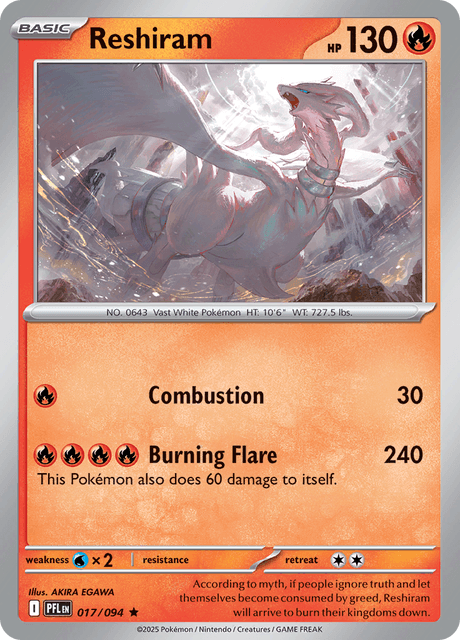 Reshiram — Phantasmal Flames 17