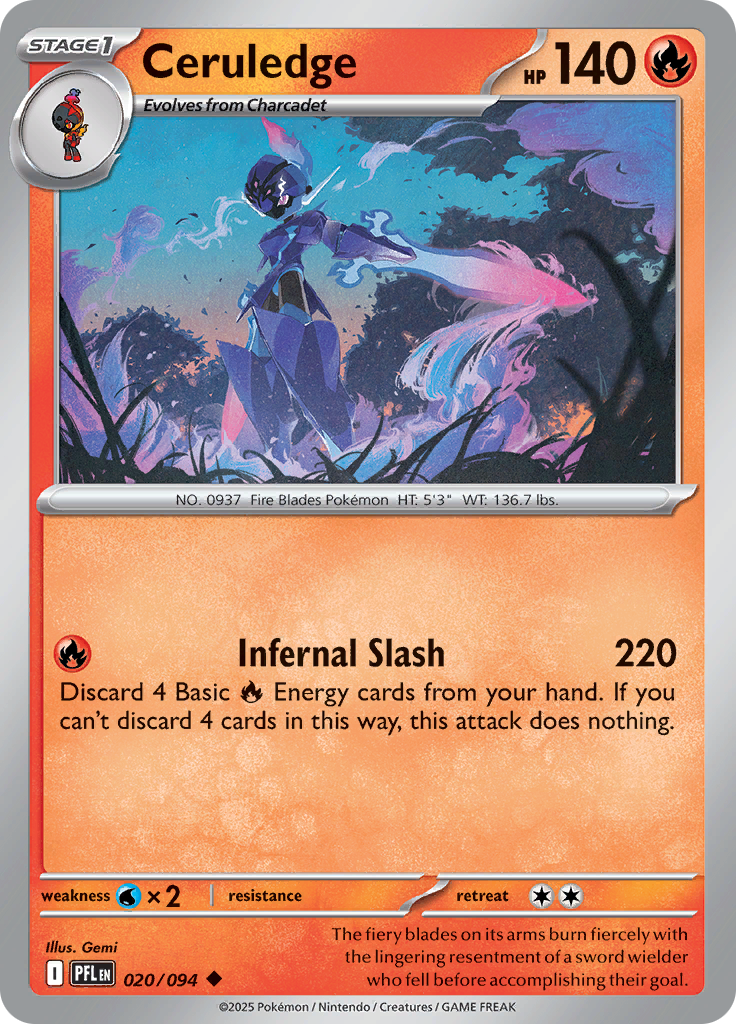 Ceruledge — Phantasmal Flames 20