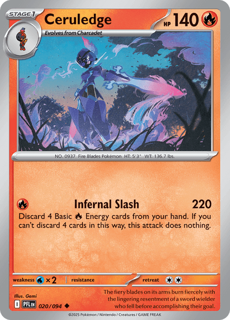 Ceruledge — Phantasmal Flames 20