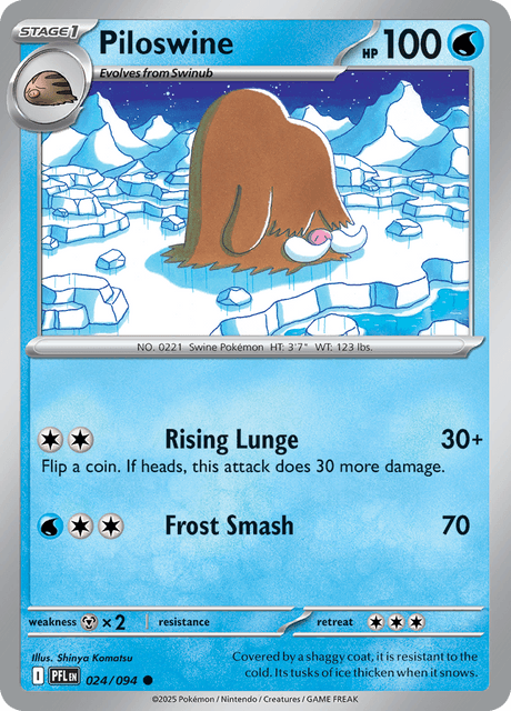 Piloswine — Phantasmal Flames 24