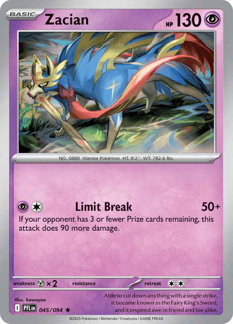 Zacian — Phantasmal Flames 45