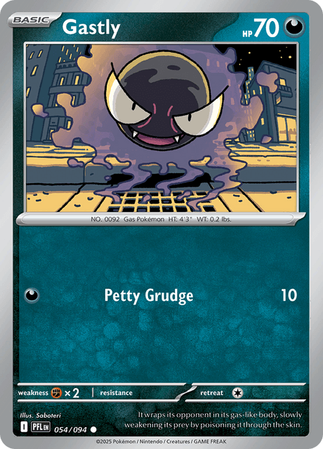 Gastly — Phantasmal Flames 54