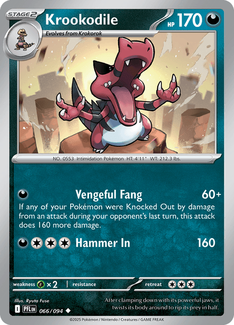 Krookodile — Phantasmal Flames 66