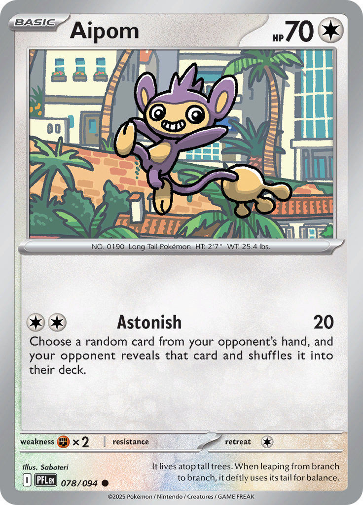 Aipom — Phantasmal Flames 78