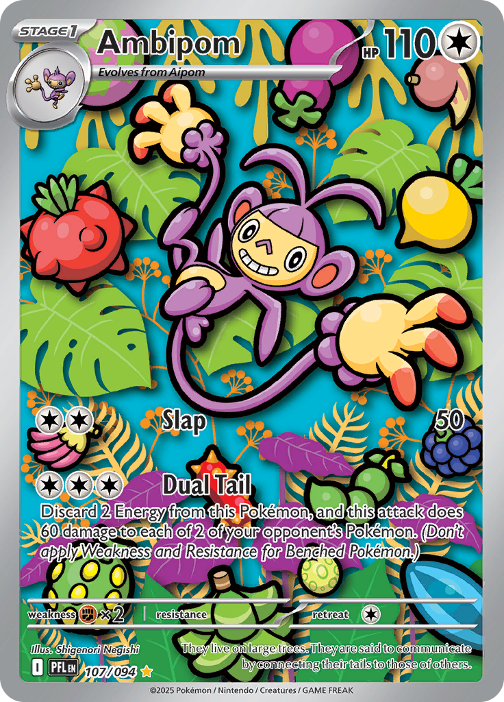 Ambipom — Phantasmal Flames 107
