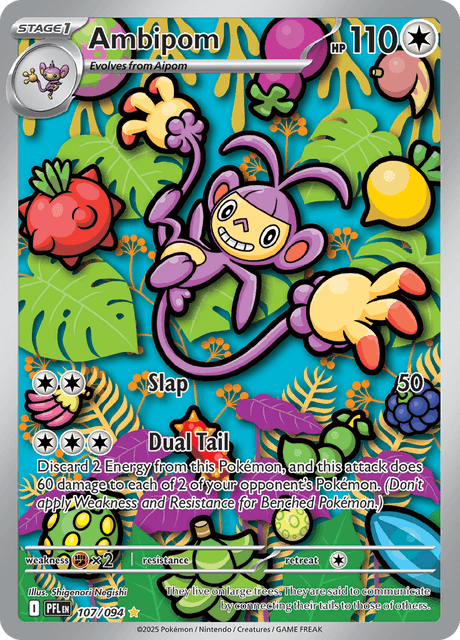 Ambipom — Phantasmal Flames 107