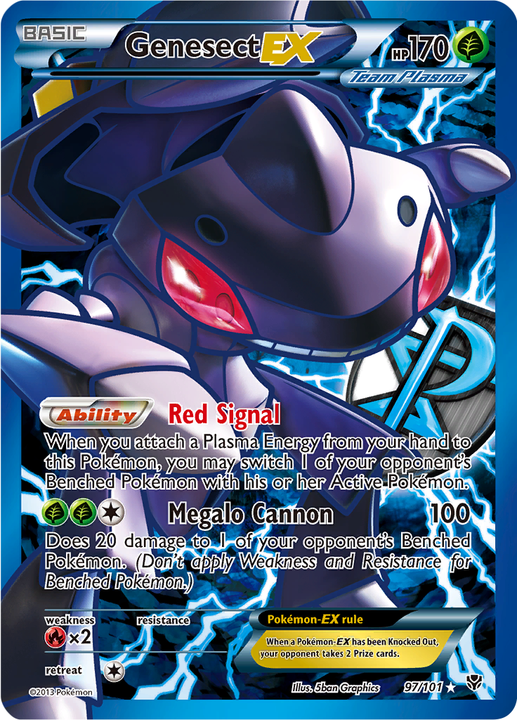 Genesect-EX - Plasma Blast (PLB) #97 – Limitless