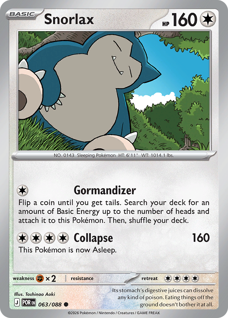 Snorlax — Perfect Order 63