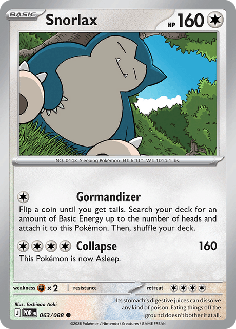 Snorlax — Perfect Order 63