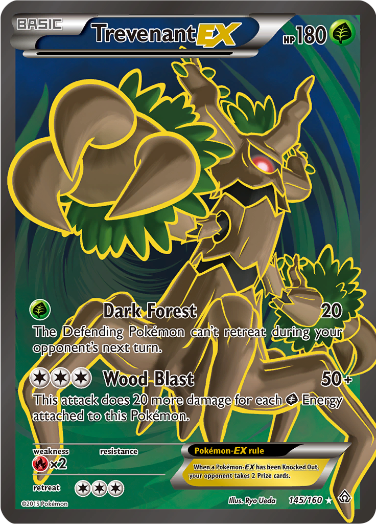 Trevenant EX Primal Clash PRC 145 Limitless