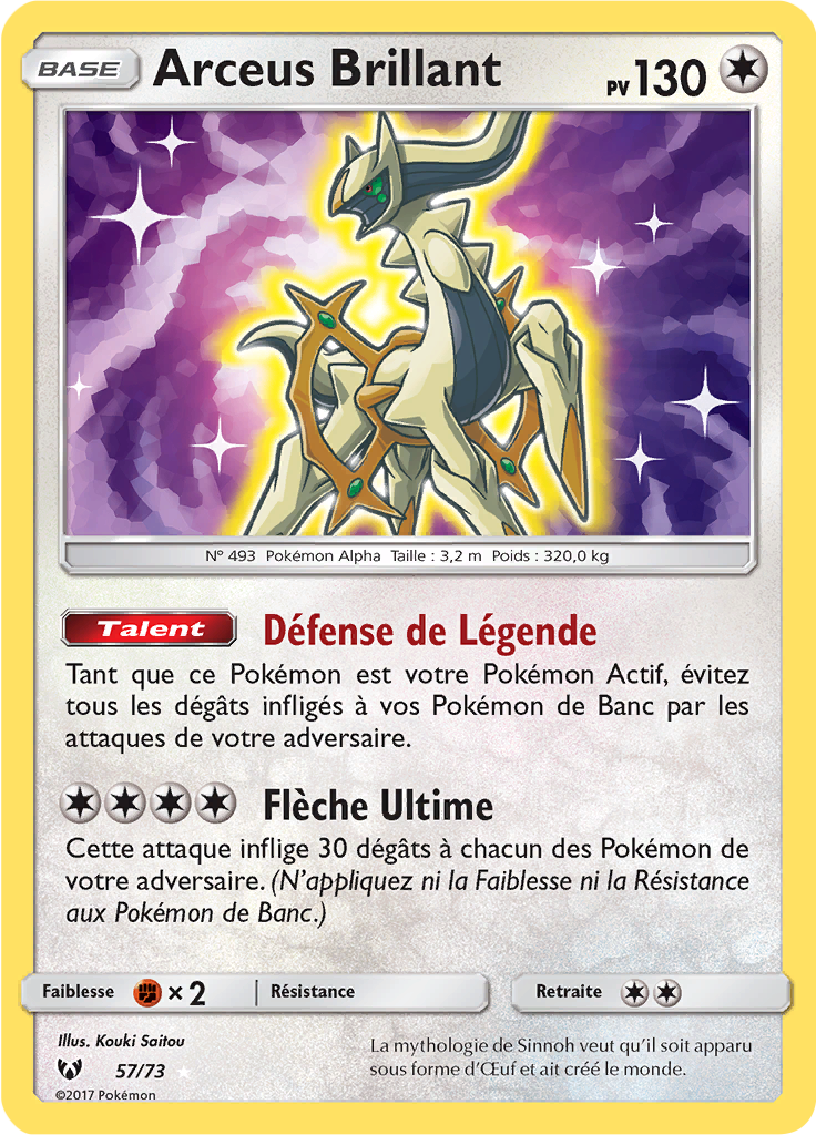 Pokémon Arceus La Légende Des Mers Arceus Brillant - Légendes Brillantes (SLG) #57 – Limitless