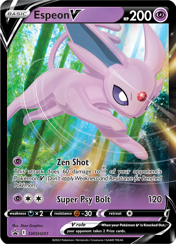 Espeon V Sword & Shield Promos (SP) 201 City League Decklists