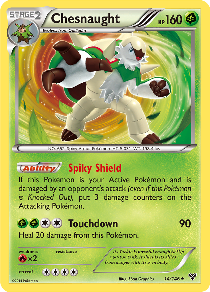 Chesnaught Xy 14 Limitless